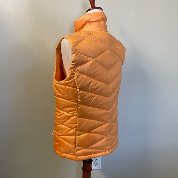 The North Face Women's Orange Sleeveless Puffer Vest - Size L - Picture 4 of 12